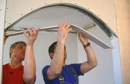 Арки з гіпсокартону [міжкімнатні, дверні] | Як зробити арку з гіпсокартону своїми руками?